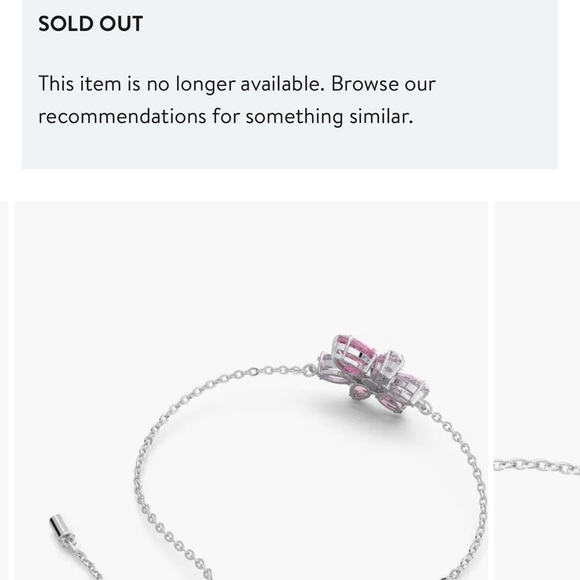 Swarovski Gema Floral Pendant Bracelet - Picture 6 of 6